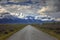 Road leading to Grand Tetons National Park