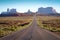 Road Leading to Monument Valley, Utah Arizona Line