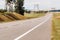 The road leading to the nuclear power plant in the Ostrovets district.The road to the nuclear power plant.Belarus