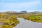 Road leading to Wadjemup lighthouse at Rottnest island in Australia