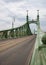 Road on Liberty Bridge in Budapest, Hungary