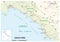 Road map italian cultural landscape of the Cinque Terre, Liguria