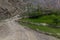 Road in Marguzor Haft Kul in Fann mountains, Tajikist