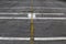 Road marking on an airstrip