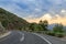 Road in the mediterranean mountains