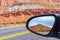 Road in a mirror, Capitol Reef National Park.