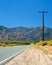 Road in the Mojave desert