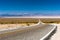 Road through the Mojave Desert