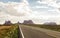 On the Road Monument Valley panorama - Arizona, AZ