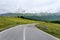 road in the mountain area of the majella abruzzo