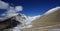 Road in mountain Himalayas and sky ,thin cloud in India