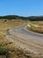 Road on a mountain ridge