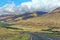 Road between mountains in Scotland