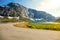 Road next to lake Djupvatnet to mount Dalsnibba, Norway