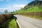 Road through the North Wales countryside