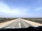 Road through the Nullarbor desert