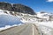 Road over Hallingskarvet in Norway