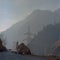 Road in Parvati valley, Northern India,