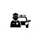 road patrol icon. Element of police profession icon. Premium quality graphic design icon. Signs and symbols collection icon for we