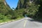A road in the Peruvian jungle