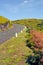 Road in Plateau of Parque natural de Madeira