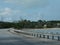 Road with railings over a small inlet with sea waters in George Town, Exuma Cays