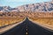 A road runs in the Death Valley National Park, California, USA