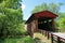 The road through Sarvis Fork Creek Covered bridge, 1887