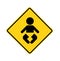 Road sign - baby