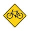 Road sign - Bike crossing