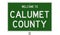 Road sign for Calumet County