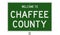 Road sign for Chaffee County