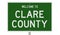 Road sign for Clare County