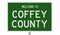 Road sign for Coffey County