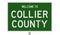 Road sign for Collier County