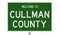 Road sign for Cullman County