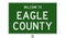 Road sign for Eagle County