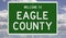 Road sign for Eagle County