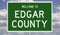 Road sign for Edgar County