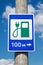 Road sign - electric charging stations