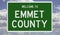 Road sign for Emmet County