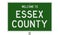Road sign for Essex County