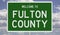 Road sign for Fulton County