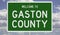 Road sign for Gaston County