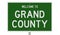Road sign for Grand County