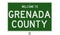 Road sign for Grenada County