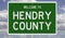 Road sign for Hendry County