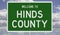 Road sign for Hinds County