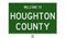 Road sign for Houghton County