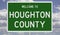Road sign for Houghton County